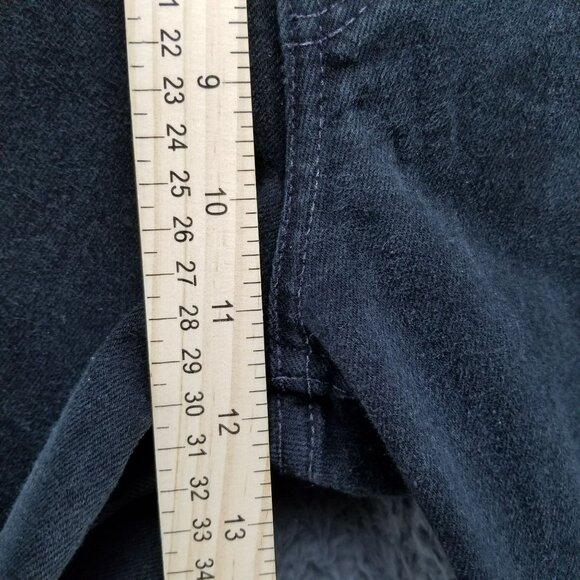 Levi's Jeans Womens 14 Black 512 Slim Fit Tapered Vintage Stretch Denim - Picture 6 of 14